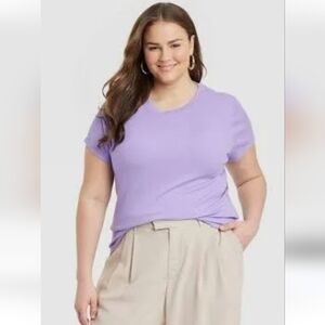 A New Day Ribbed Tee Shirt XL